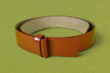 DUTYSOLE Officer Leather Belt - Tan | Tactical Military Police Leather Belt | Unisex