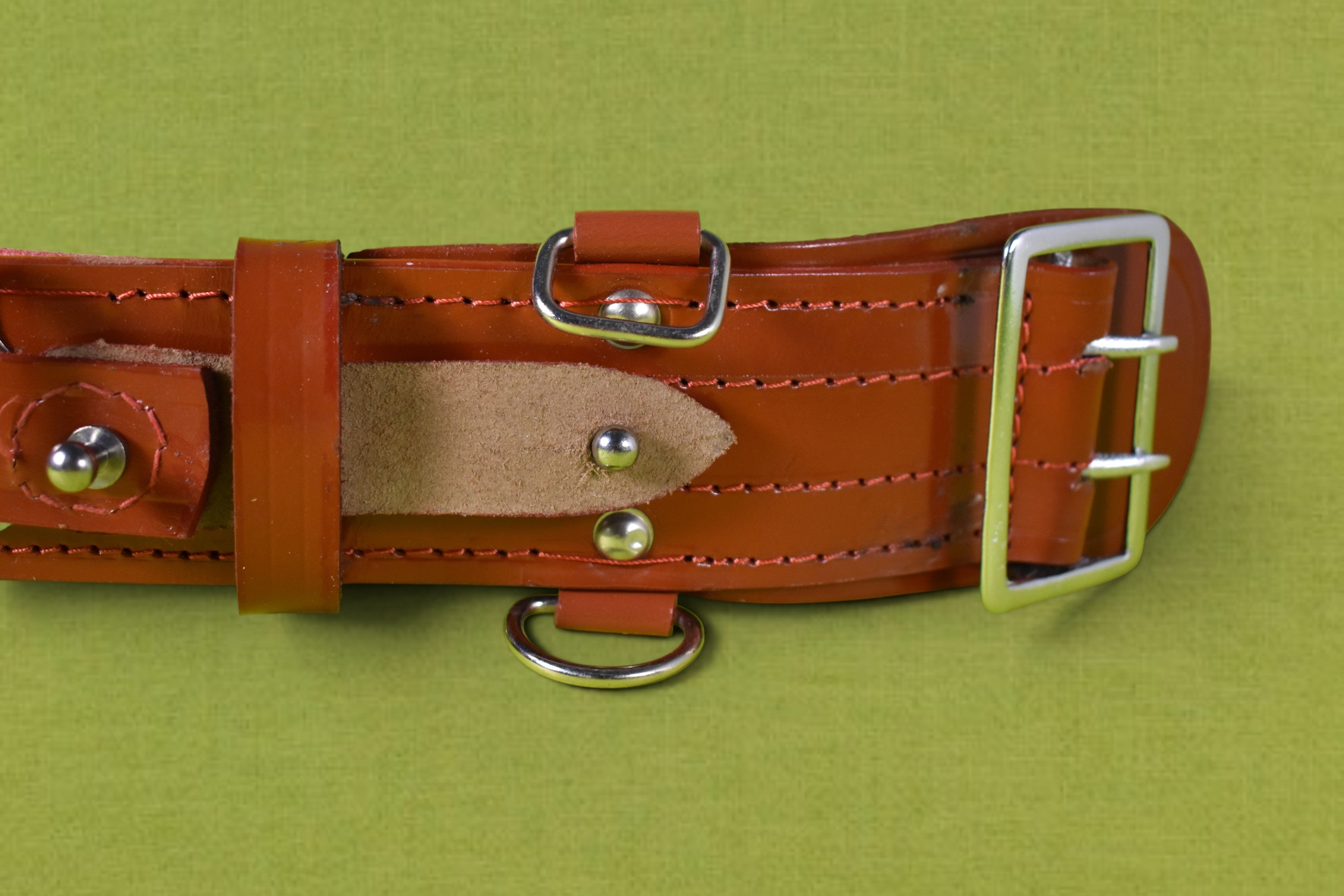 DUTYSOLE Officer Leather Cross Belt - Tan | Tactical Military Police Leather Cross Belt | Unisex