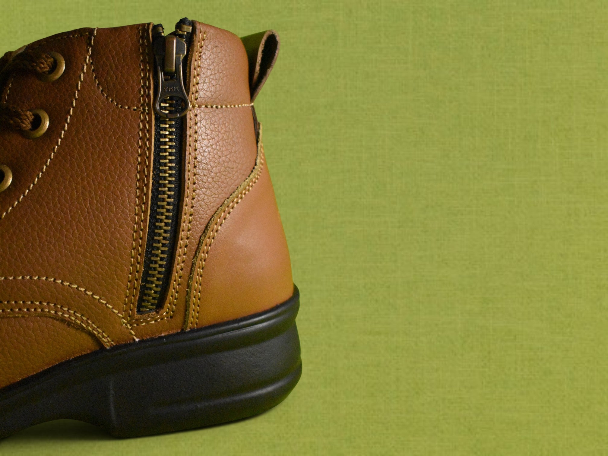 DUTYSOLE Premium Leather Marshall Boots - Tan | Tactical Military Police Lace-Up Ankle Boots with Side Zipper | Unisex